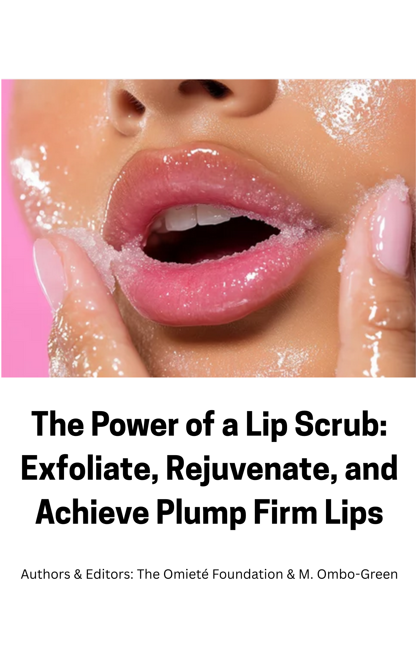 Omieté Beauty HylaLip Scrub